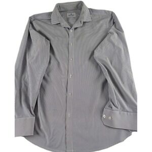 Mizzen +Main Mens Classic Fit Blue Pin Striped‎ Shirt